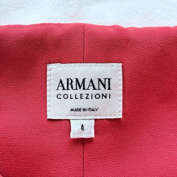 Armani Collezioni 2004 Silk Blend Strapless Mini Sheath Dress in Dusty Rose Pink - Picture 4 of 10